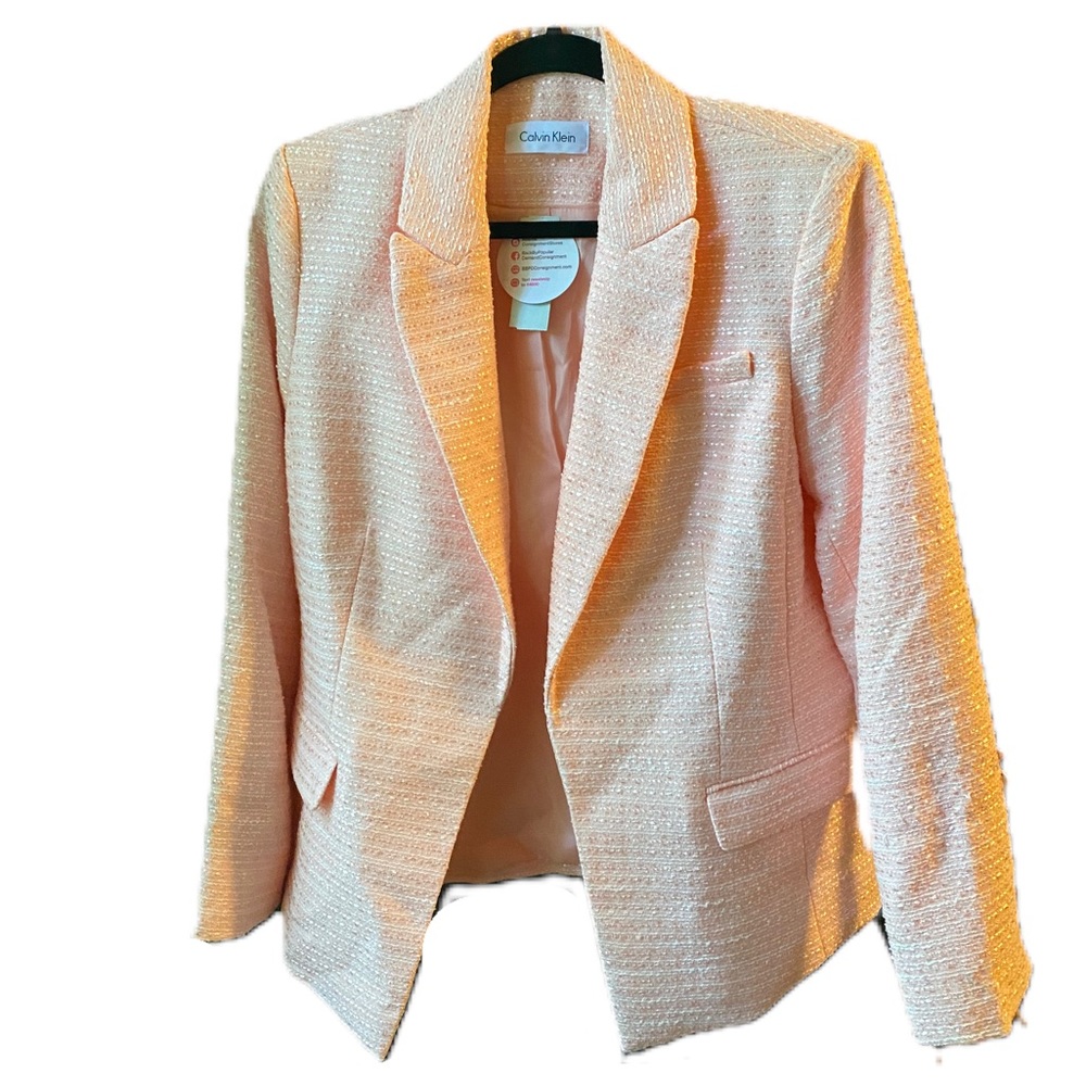 Pink Suit Blazer/Jacket by Calvin Klein